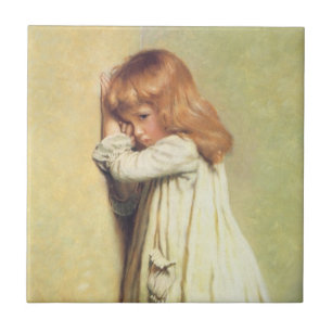 In Ungnade von Charles Burton Barber, Vintage Art Fliese