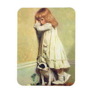 In Ungnade von Charles Burton Barber, Vintage Art Magnet