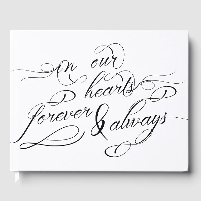 In unserem Hearts Foto Memorial Gästebuch (Vorderseite)