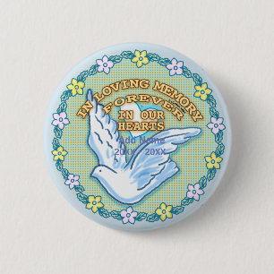 In unserem Hearts Memorial Button