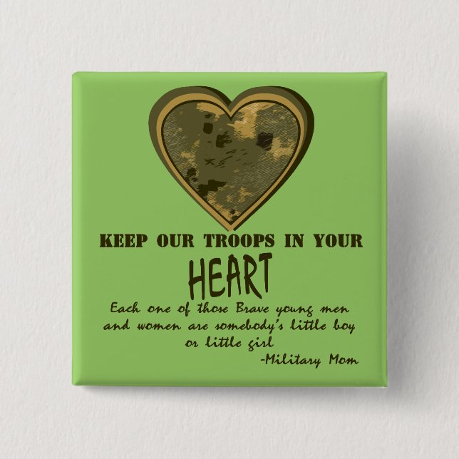 In unserem Herzen Button (Vorderseite)