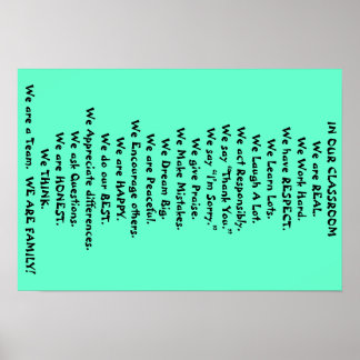 In unserem Klassenzimmer Poster