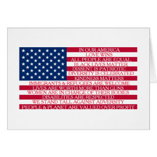 In unseren leeren Karten Amerikas