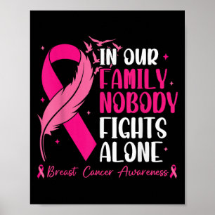 In unserer Familie kämpft niemand allein - Brustkr Poster