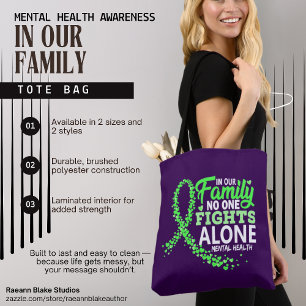 "In unserer Familie" Tote-Bag für psychische Gesun