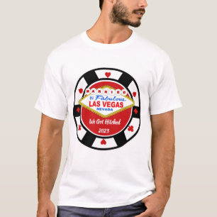 In Vegas getraute Poker-Chip-T-Shirt T-Shirt