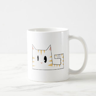 In Verlegenheit gebrachte Miezekatze Tasse