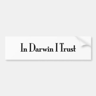 In Vertrauen Darwin I Autoaufkleber