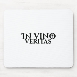 In Vino Veritas _ Latin _ Ancient Rome _ Wine Lieb Mousepad