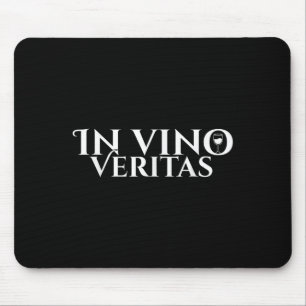 In Vino Veritas _ Latin _ Ancient Rome _ Wine Lieb Mousepad