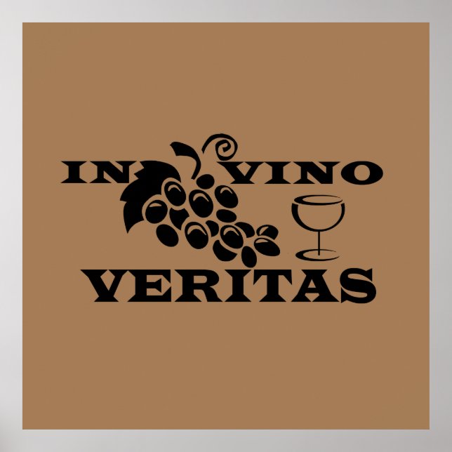 in vino veritas poster (Vorne)