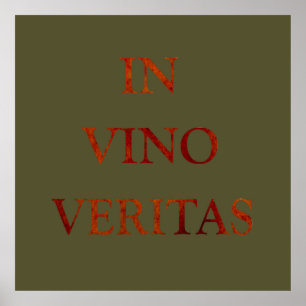 in vino veritas poster