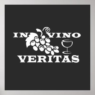 in vino veritas poster