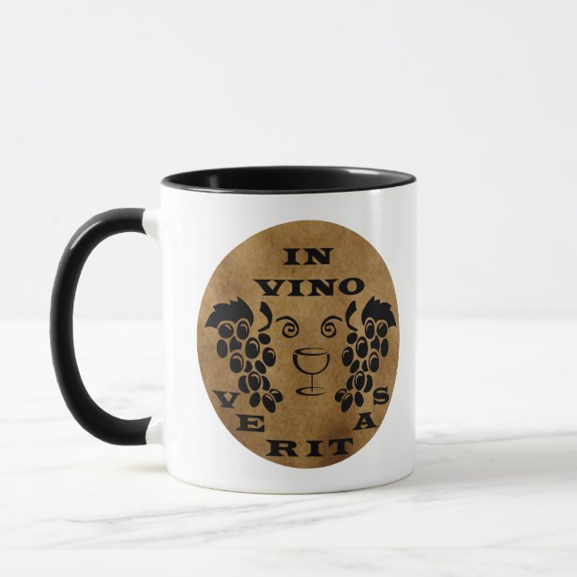 In vino veritas tasse (Links)