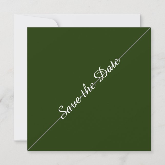 In Vogue Save the Date Minimalistisch (Vorderseite)