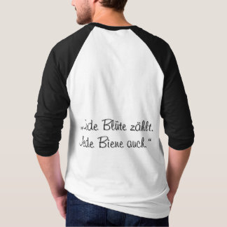 In voller Blüte – Basic 3/4 Ärmel Raglanshirt T-Shirt