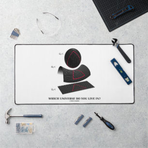 In welchem Universum wohnst du? Astrophysik Schreibtischunterlage