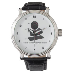 In welchem Universum wohnst du? Physikalischer Spa Armbanduhr