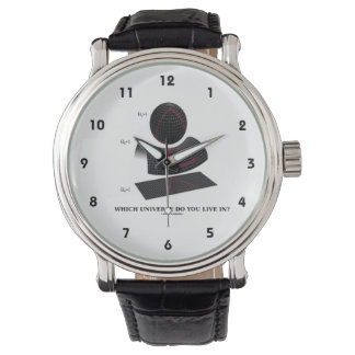 In welchem Universum wohnst du? Physikalischer Spa Armbanduhr