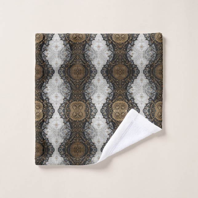 In-White Elegant Lacework Couture Waschlappen (Waschlappen)