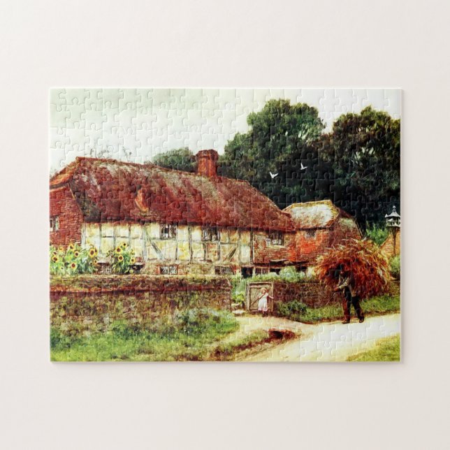 In Witley Village von Helen Allingham Puzzle (Horizontal)