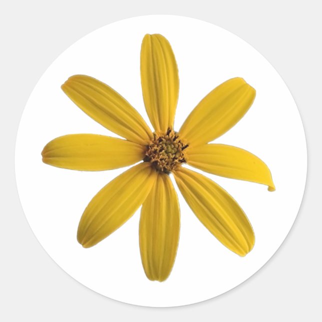 In Yellow Wildflower Sticker (Vorderseite)