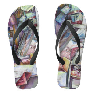 In zehn Minuten haben wir den Geburtstag meiner Eh Flip Flops
