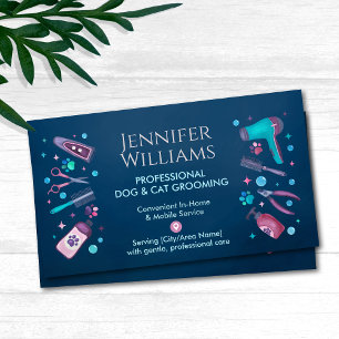 In-Zuhause- und Mobile-Dog- und Katzenzucht für Ha Visitenkarte