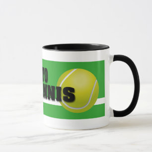 "In" zum Tennis Tasse