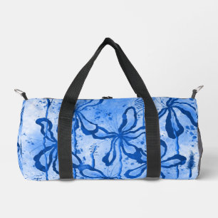 Inackte Lilies - Blau Duffle Bag