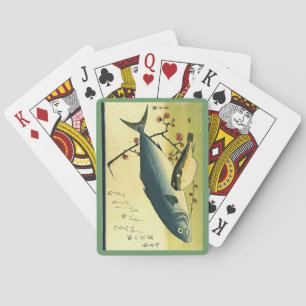 Inada & Fugu - Japanische Fischdruckerei in Hirosh Spielkarten