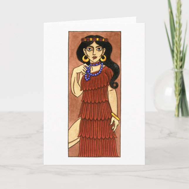 Inanna Greeting Card Karte (Vorderseite)