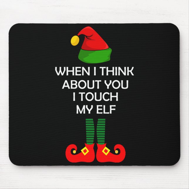 Inappropriate Christmas Shirt Funny Xmas  Mousepad (Vorne)