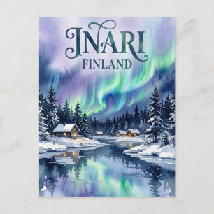 Inari Finnland Postkarte