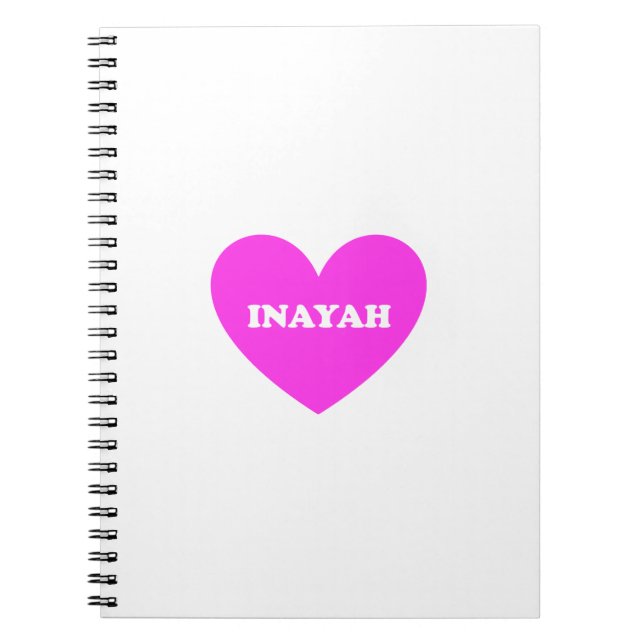 Inayah Notizblock (Vorderseite)
