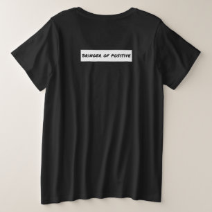 Inbegriff positiver Motivierend Große Größe T-Shirt