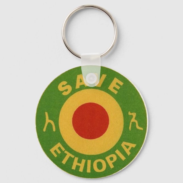 INC. ETHIOPIEN gerettet - SCHLÜSSELKETTE Schlüsselanhänger (Vorderseite)
