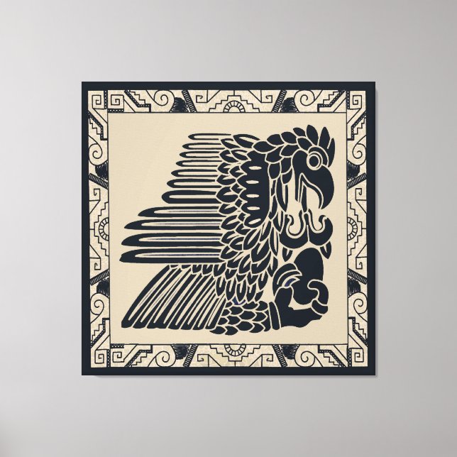 Inca Adler Leinwand (Vorderseite)
