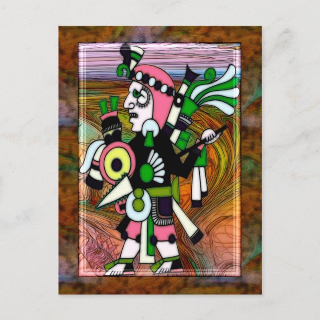 Inca Folk Art Traditionell Postkarte (Vorderseite)