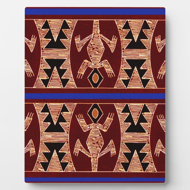 Inca Geckos Fotoplatte (Vorderseite)