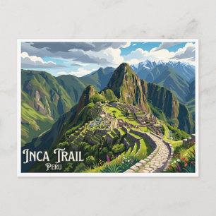 Inca-Trail Cusco Peru Postkarte