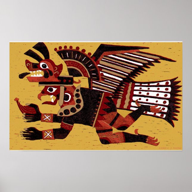 'Inca Warrior' Poster (Vorne)