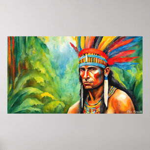 INCAN WARRIOR POSTER