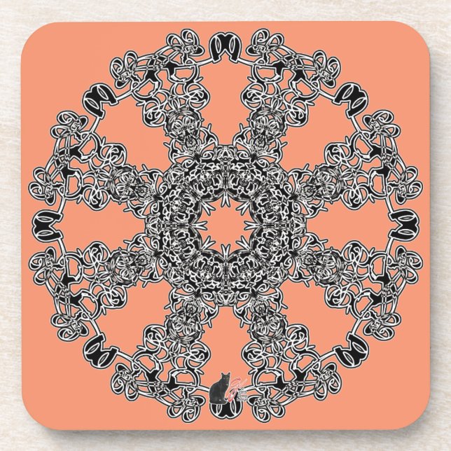 Incandescence Octa Glyph Dusk Untersetzer (Vorderseite)