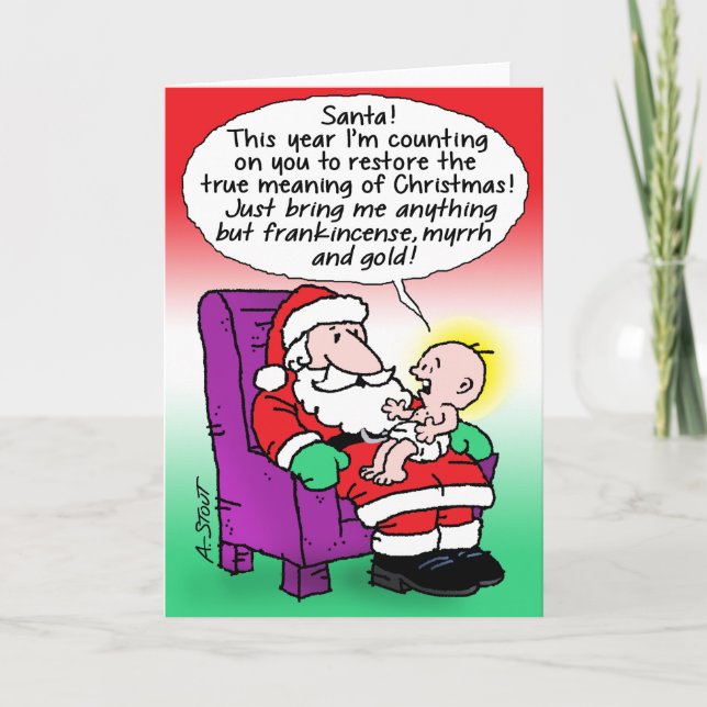 INCENSEL JESUS - FEIERTAGSKARTE (Vorderseite)