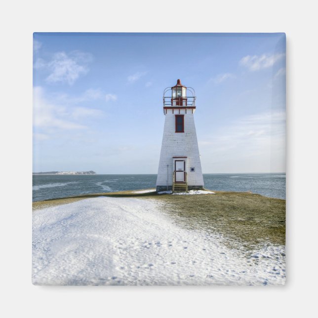 Inch Arran Lighthouse New Brunswick Magnet (Vorne)