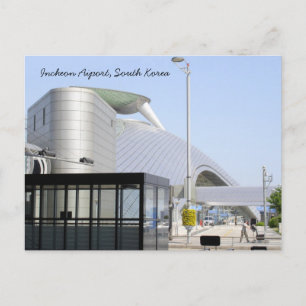 Incheon Airport, Südkorea Postcard Postkarte