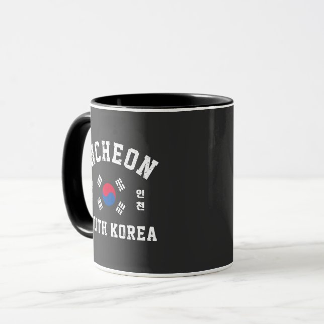 Incheon South Korea T-Shirt Tasse (Vorderseite Links)