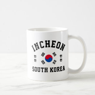 Incheon Südkorea Kaffeetasse