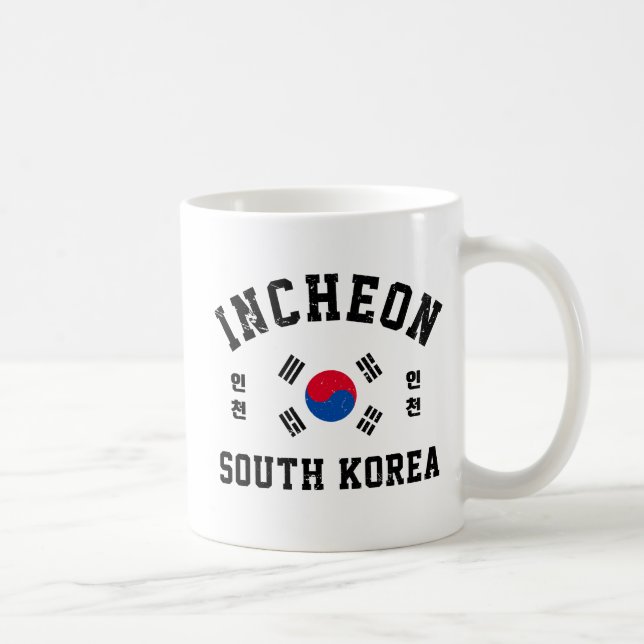 Incheon Südkorea Kaffeetasse (Rechts)